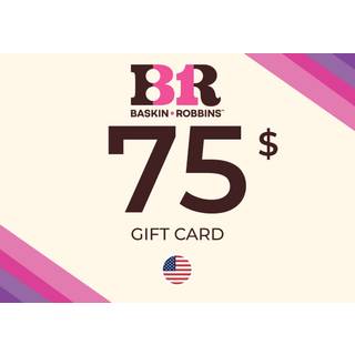 Baskin-Robbins Gift Card 75 USD Key - UNITED STATES