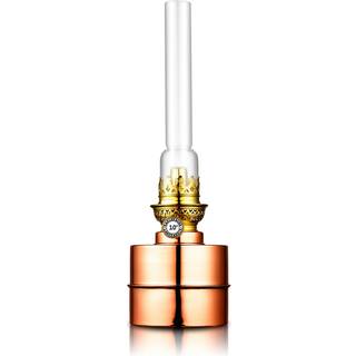 Karlskrona Lampfabrik Flaggskär Petroleumslampe - Paraffin & Olielamper belagt Messing Kobber - N242C