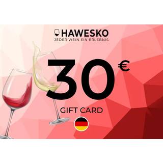 Hawesko Gift Card 30 EUR Key - GERMANY