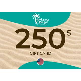 Bahama Breeze Gift Card 250 USD Key - UNITED STATES