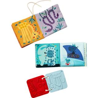 Lilliputiens babylegetøj 3 stk sansebøger - Jack