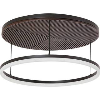 LED loftslampe Orven Lucande, dæmpbar, Sort, Stue/spisestue, Metal, Moderne