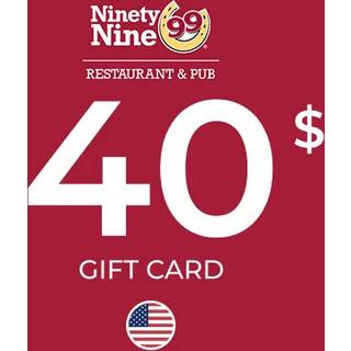 Ninety Nine Restaurant & Pub Gift Card 40 USD Key - UNITED STATES