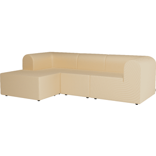 Montana Paradigm Modulsofa Tre-personers Sofa Med Puf Venstre - S240-Steelcut240