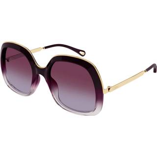 Chloé CH0327S 007 56 Solbriller Kvinder Burgunder - Burgundy - 56mm