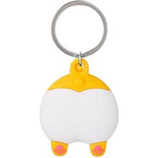 Apple AirTag Silikone Cover m. Nøglering & Unikt Design - Corgi