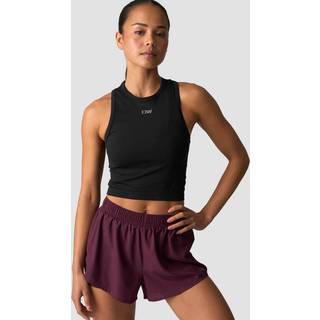 Mirage Cropped Tank Top Black