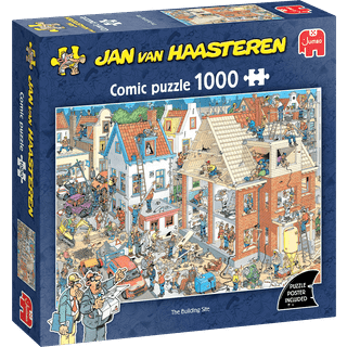Jan van Haasteren puslespil 1000 brikker – The Building Site