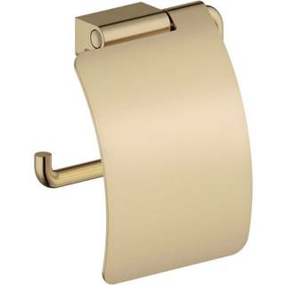 Damixa Zen Toiletrulleholder med låg, Børstet bronze
