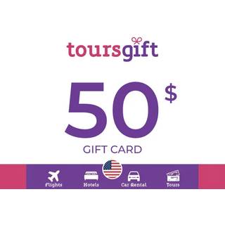 ToursGift Gift Card 50 USD Key - UNITED STATES