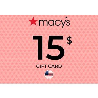 Macy's Gift Card 15 USD Key - UNITED STATES