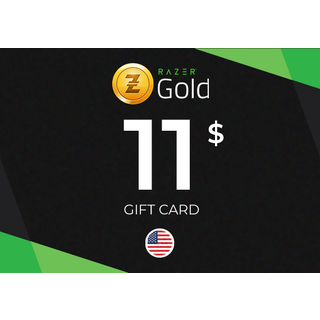 Razer Gold Gift Card 11 USD Key - UNITED STATES