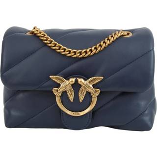 Pinko Love Puff Mini Skuldertaske mørkeblå