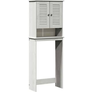 Toilet Skab med dør VIGO Hvid 60 x 27 x 161 cm Massivt fyrretræ