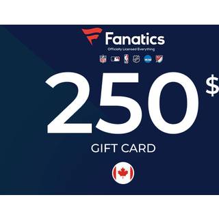 Fanatics Gift Card 250 CAD Key - CANADA