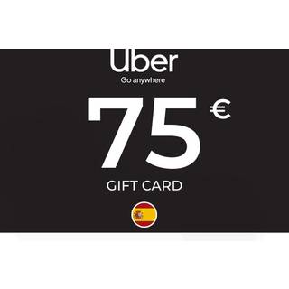 Uber Gift Card 75 EUR Key - SPAIN