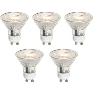 Sæt med 5 GU10 50mm 3-trins dæmpbar i Kelvin LED-pærer klar 4,9W 450 lm 2000-2700K