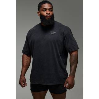 Mens Black Training Dept Oversized Washed T-shirt