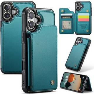 iPhone 16 Caseme C22-etui RFID-kortpung - grøn