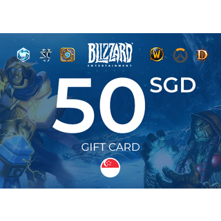 Blizzard Gift Card 50 SGD Battle.net Key - SINGAPORE