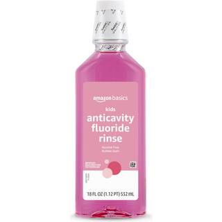 Amazon Basics mundskyl til brn med fluorid Antikavitet Alkoholfri Bubble Gum 18 fl oz (pakke med 1)