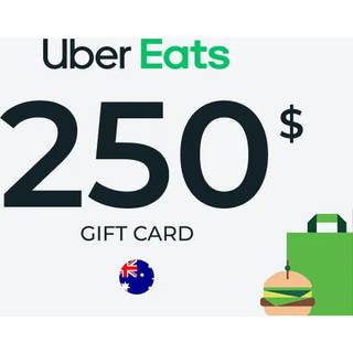 Uber Eats Gift Card 250 AUD Key - AUSTRALIA