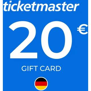 Ticketmaster Gift Card 20 EUR Key - GERMANY