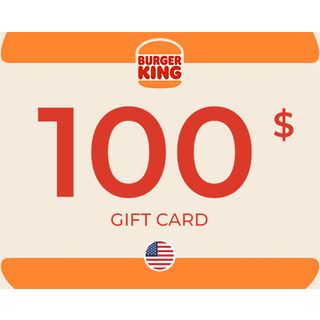 Burger King Gift Card 100 USD Key - UNITED STATES