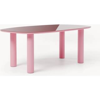 Økologisk spisebord Beni med glasplade, 200 x 110 cm