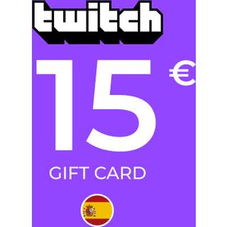 Twitch Gift Card 15 EUR Key - SPAIN