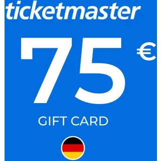 Ticketmaster Gift Card 75 EUR Key - GERMANY