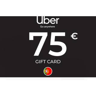 Uber Gift Card 75 EUR Key - PORTUGAL