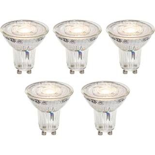 Sæt med 5 GU10 50mm dæmpbare Kelvin LED-pærer klare 4,9W 400 lm 2200-3000K