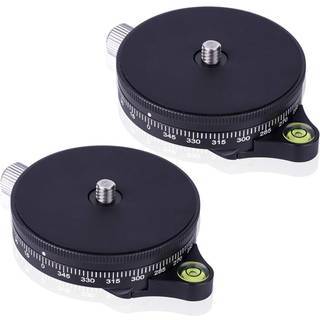 Kamerapladebase med stilplade, 0,95 cm skrue i aluminium