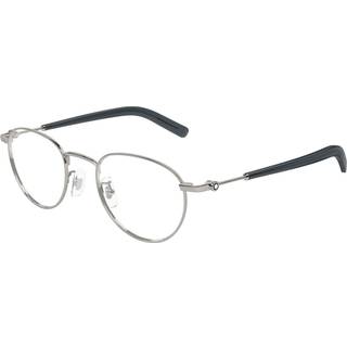 Montblanc Mand Montblanc MB0423O 002 Optiske stel Metal Ruthenium Transparent Rund