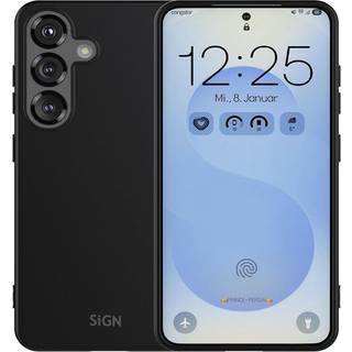 SiGN Liquid Silicone Cover til Samsung Galaxy S25 - Sort