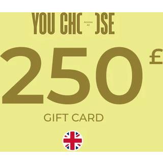YouChoose All Access Digital Gift Card 250 GBP Key - UNITED KINGDOM