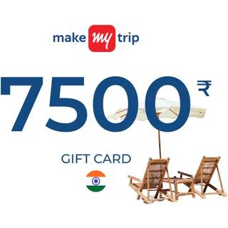 Makemytrip Gift Card 7500 INR Key - INDIA