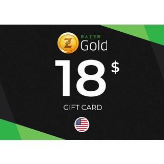 Razer Gold Gift Card 18 USD Key - UNITED STATES