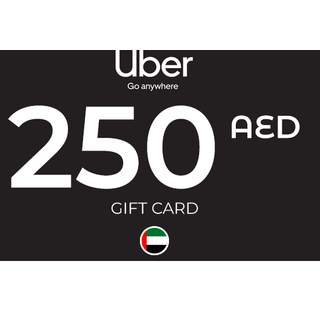 Uber Gift Card 250 AED Key - UNITED ARAB EMIRATES
