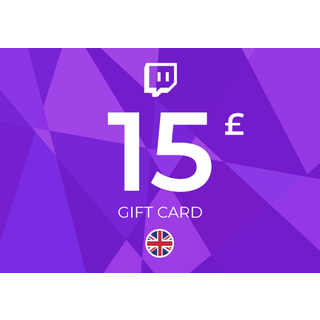 Twitch Gift Card 15 GBP Key - UNITED KINGDOM