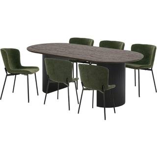 Boavista Og Maceda Spisebordssæt - Spisebord Og 6 Spisebordsstole