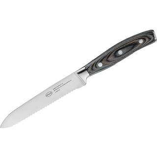 Rösle Wolfgrey Universalmesser 13 cm - mit Pakkaholzgriff - Grau