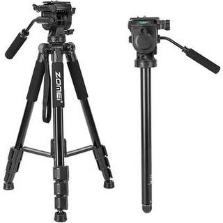 ZOMEi Q310 2-i-1 Tripod / Monopod Stativ til Kamera - sort