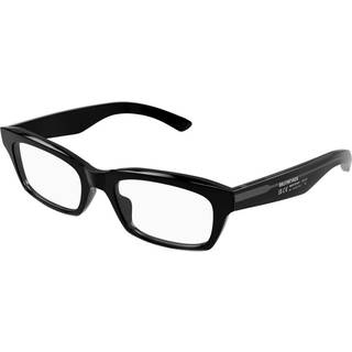 Balenciaga Mand BB0427O 001 Optiske stel Acetat Sort Transparent Firkantet