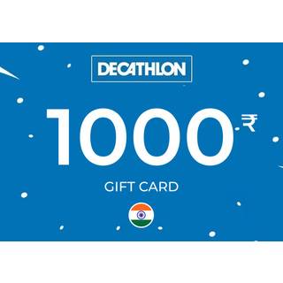 Decathlon Gift Card 1000 INR Key - INDIA