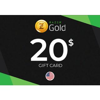 Razer Gold Gift Card 20 USD Key - UNITED STATES