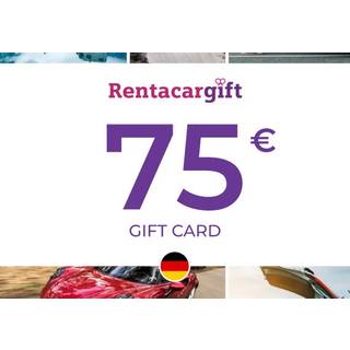 RentacarGift Gift Card 75 EUR Key - GERMANY