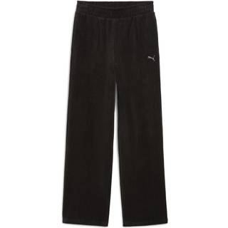 PUMA Essentials Elevated Velour Pants Women, Clothing, Black, S