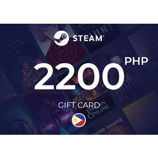 Steam Wallet Gift Card 2200 PHP Key - PHILIPPINES